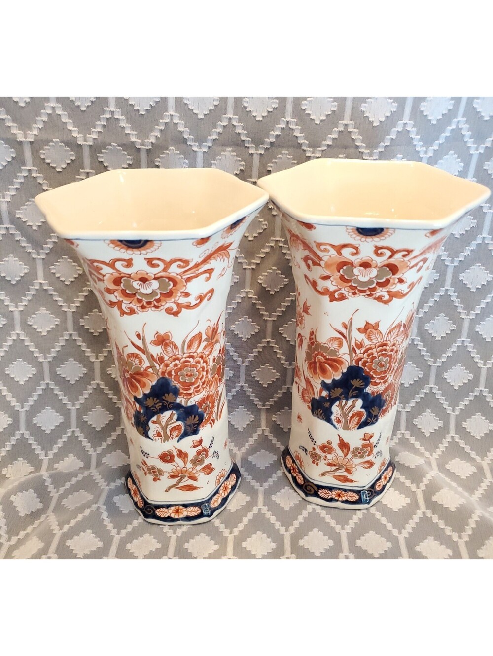 1970's Pijnacker Porcelain Vase,price Is Per Vase